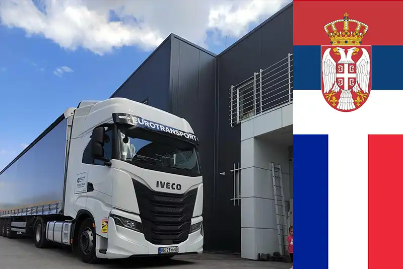 Transport robe Francuska - Srbija kamionom