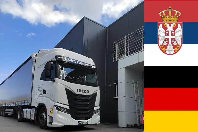 Transport robe Nemačka - Srbija kamionom
